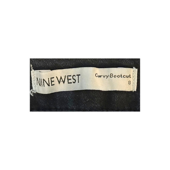 Nine West Curvy Bootcut Jeans Stretch Denim Blue Women’s Size 8 - Picture 8 of 8